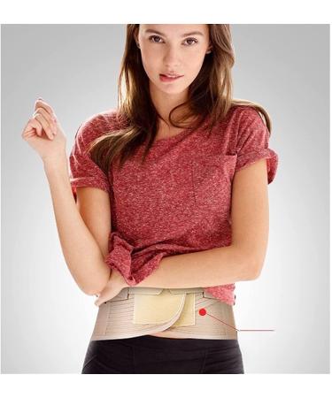 Widen Back Brace for Lower Back Pain Relief - Heating Lumbar Support Breathable Posture Corrector Abdominal Belt for Men & Women (Medium Skin - Buy Online on GoSupps.com
