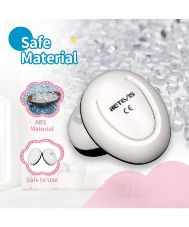 Retevis Children's Hearing Protection Headphones - Noise Suppression Earmuffs for Toddlers (0-18 Months) - Soft Safe & Comfortable Ear Protection (White) - Buy Online on GoSupps.com