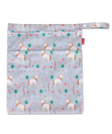 Damero Unicorn Diaper Bag Wetbag - Reusable Waterproof Bags for Baby Diapers Dirty Clothes & Accessories - Large & Portable - Buy Online on GoSupps.com