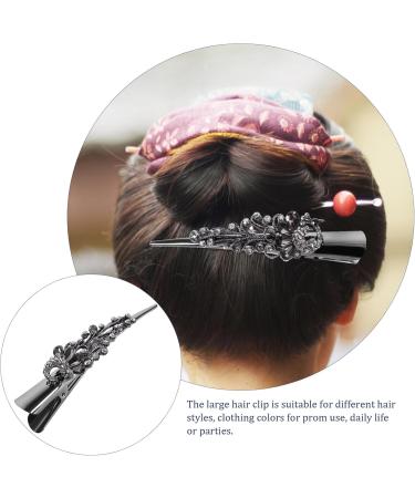 Beaupretty Rhinestone Hair Clip Girls Hair Accessories Hair Jewelry Hair Clips for Girls Large Barrette Hair Clips for Teen Girls Women Hair Clips Metal Crystal Horn Clip Women's - Buy Online on GoSupps.com