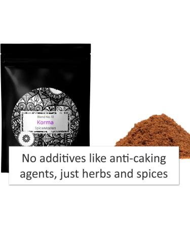 Spice Masters Korma Curry Powder - Hand Blended Premium Mix - Authentic 100g - Buy Online on GoSupps.com