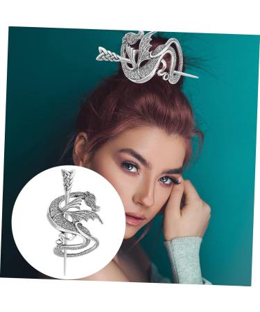 minkissy Vintage Viking Hairpins Irish Hair Clips Knot Hair Clips Viking Hair Accessories Hair Bun Stick Thru Hair Barrette with Stick Hair Pin Hair Sticks Hollow Alloy Miss Headgear - Buy Online on GoSupps.com