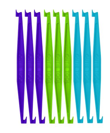 Outie Tool | Clear Aligner Invisible Braces Removal Tool | Patented Design | 60 Count | 20 EA. Sky Blue Neon Green Bulk / 20 Pacific Singles 60-Count Sky Blue / Pacific / Green