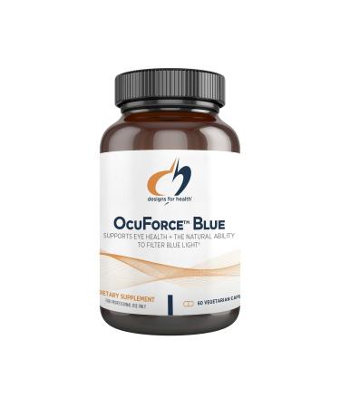 Designs for Health OcuForce Blue - 'Blue Light' Focused Eye Support Supplement with Lutein Zeaxanthin & More - for Teens and Adults (60 Capsules)