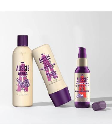 Aussie 3 Miracle Oil Reconstructor Hair Oil 100ml - Nourish & Revitalize Your Hair | International Shipping Available - Buy Online on GoSupps.com