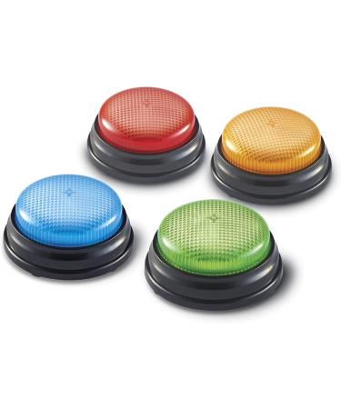 Shop Learning Resources Lights & Noises Summer Set - 4-Piece Buzzer Kit for Team Games | Battery-Free Fun for Kids 3+ | Perfect for School & Home Activities - Buy Online on GoSupps.com