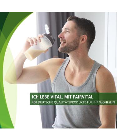 Fairvital L-Ornithine 500mg - High Dose Vegan Supplement - 120 Capsules | International Shipping Available - Buy Online on GoSupps.com