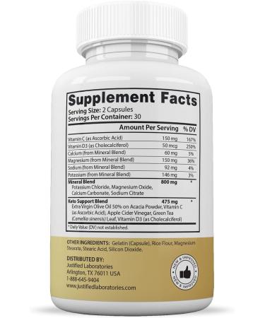 Justified Laboratories (10 Pack) Speedy Keto ACV Pills 1275MG Formulated with Apple Cider Vinegar Keto Support Blend Alternative to Gummies 600 Capsules - Buy Online on GoSupps.com