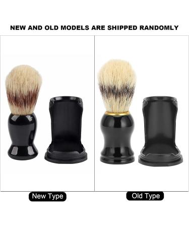 Premium Men's Shaving Brush - Soft Hair Razor Brush with Black Dripping Tape Holder for Facial Cleaning & Grooming - Buy Online on GoSupps.com