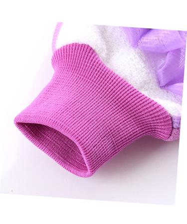 Beavorty 6pcs Exfoliating Bath Gloves - Dead Skin Remover & Shower Glove Set | Double-Sided 23x14cm - Buy Online on GoSupps.com