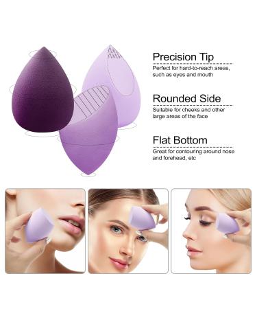 7-PC Multi-Colored Makeup Sponge Set | Beauty Blenders & Mini Sponges for Flawless Liquid Foundation & Powder Application - Buy Online on GoSupps.com