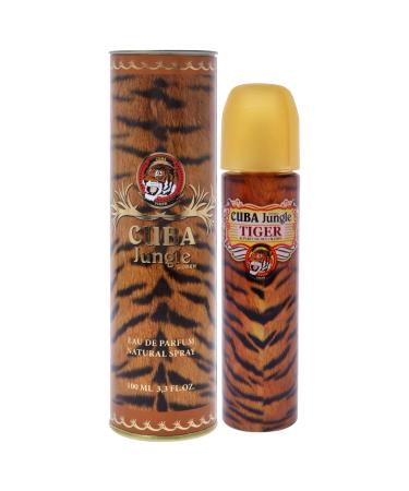 Cuba Jungle Tiger Cuba Eau De Parfum Spray for Women 3.4 Ounce