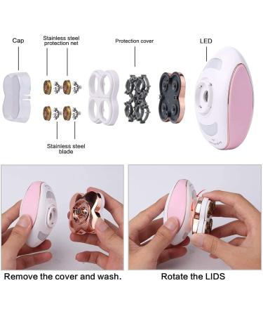 Replacement Heads for Women's Electric Hair Remover - Set of 2 with Brush | Flawless Finishing Touch | As Seen On TV - Buy Online on GoSupps.com