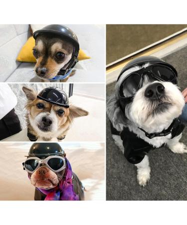 Lesypet Dog Helmet for Cats & Small Dogs | Black Safety Hat for Biking & Cycling | S - 4 Diameter - Buy Online on GoSupps.com