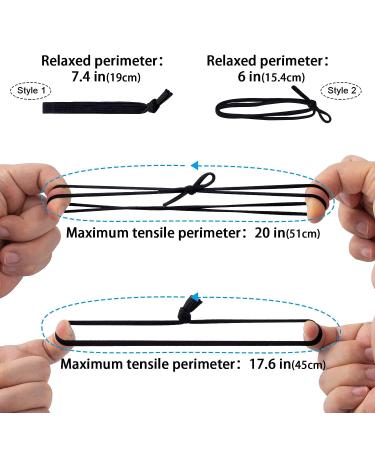 PAGOW 40pcs Men's Hair Ties - Super Elastic Knotted Bands for Man Bun & Thick Curly Hair (Black) - Buy Online on GoSupps.com