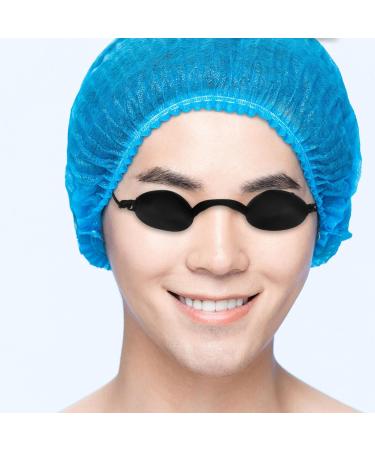 minkissy Tanning Eye Goggles Uvs Eye Protection Black Glasses Flexible Tanning Bed Goggles Eyeshields Red Blue Light Eyepatch for Summer Beach - Buy Online on GoSupps.com