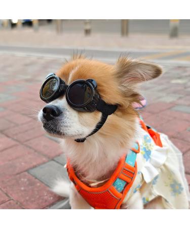 Stylish Panda UV Glasses for Small Dogs - Eye Protection & Windproof Cat Glasses - Buy Online on GoSupps.com
