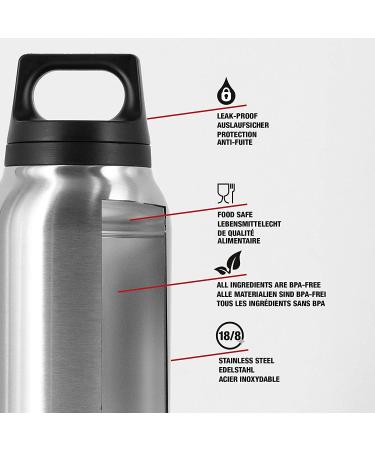 SIGG Insulated Water Bottle 17oz - Thermo Flask Hot Cold - Leakproof BPA-Free Stainless Steel - Multicolor - Buy Online on GoSupps.com