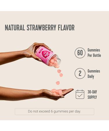Vital Proteins Beauty Gummies - Strawberry Flavor | 60 Count for Skin & Hair Health - Buy Online on GoSupps.com