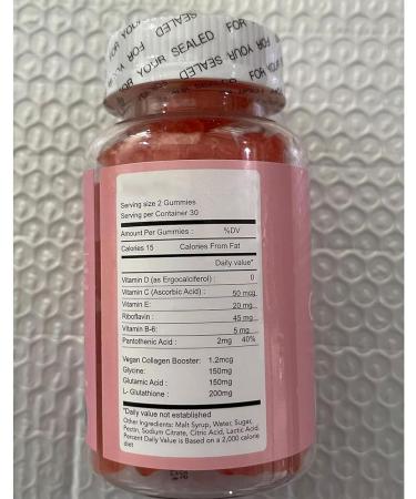 2024 New 1/2/3 Bottle Glutathione Collagen Glow Gummies - Glow Beauty Collagen Gummies for Women | Korean Organic Glutathione Gummies for Dark Spot | Brightening Skin Collagen Vitamins for Women - 60Pcs/Bottle (1Bottle - 60Pcs) - Buy Online on GoSupps.com