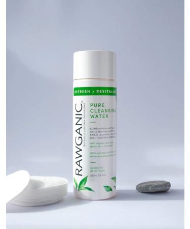 Rawganic Bio Refreshing Micelle Water | Micellar Cleansing Water with Aloe Extract | Gentle Makeup Remover (2 x 200ml) - Buy Online on GoSupps.com