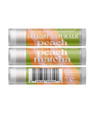 Matcha Medley Lip Balm Set - Strawberry Vanilla & Peach Flavors | Perfect Gift for Lip Care Enthusiasts | International Shipping Available - Buy Online on GoSupps.com