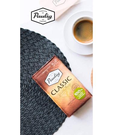 Paulig Classic Grounded Coffee - Master Blend of 100% Arabica - Full Bodied Roast Level 3 Perfect Balance of Aroma- Premium Quality 500 G Bag - Buy Online on GoSupps.com