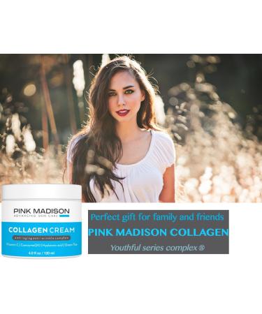 Skin Tightening Collagen Serum with Hyaluronic Acid - Anti-Aging Cream for Fine Lines & Wrinkles - 4 oz - Unisex - Buy Online on GoSupps.com