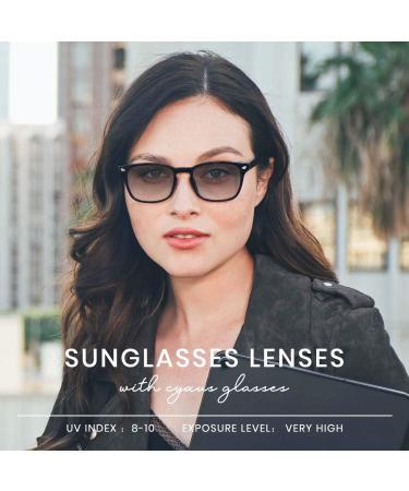 Cyxus Blue Light Filter Glasses - Anti-Blue Light No Prescription Needed for Screens - Model 8382 - Buy Online on GoSupps.com