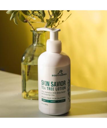 Skin Savior Super Moisturizing Cream Lotion | Vegan Body Moisturizer with Shea Butter & Essential Oils | Hydrating Lotion for Hands Feet & Body | 250ml - International Shipping Available - Buy Online on GoSupps.com