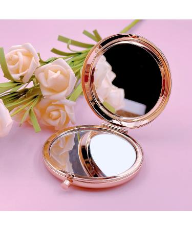 JCHCAMRY Engraved Compact Makeup Mirror - Rose Gold Travel Pocket Cosmetic with Gift Box for Niece - Ideal Birthday, Graduation, Wedding, Anniversary, Christmas Gift from Aunt & Uncle - Buy Online on GoSupps.com