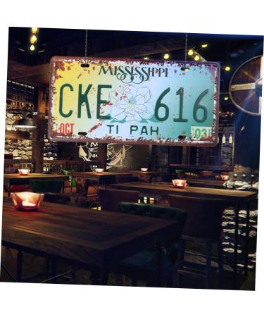 ABOOFAN Emblems Family Wall Decor The Office Decor Friend Iron Painting The Sign Vintage License Plate - Buy Online on GoSupps.com