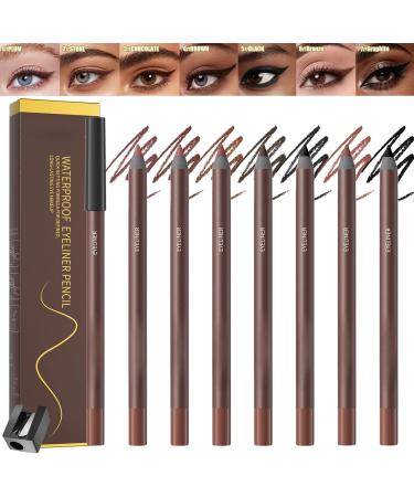 CiwDehuanle Kajalstift black eyeliner waterproof plum stamp 24 hours smuggeproof sensitive eyes natural eye color 5 black - Buy Online on GoSupps.com