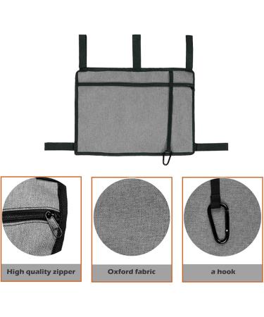 KOUISYY Walker Bag with Cup Holder Large Capacity Storage Pouch Wheelchairs Storage Organizer Bag Walker Rollator Storage Bag Folding Storage Pouch for Seniors Elderly Handicap(Grey) - Buy Online on GoSupps.com