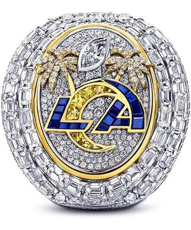 VERENIX Championship Ring 2021-2022 Football Gift for Super Bowl Fans - LA Los Angeles Donald Replica Memorabilia for Office Decor & Parties - Buy Online on GoSupps.com