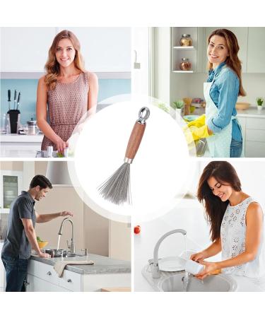 Stainless Steel Pot Brush Stainless Steel Heavy Duty Dish Brush Pot Scrubber Efficient Rust-Proof Kitchen Cleaning Long-Lasting Cookware Brush for Pans & Dish - Buy Online on GoSupps.com
