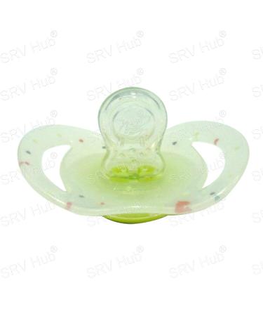 Little Moments Glow in the Dark Silicone Oval Bow Tie Pacifier for Newborns (0-6 Months) - 2 Pack | Safe Soft & Stylish - Buy Online on GoSupps.com