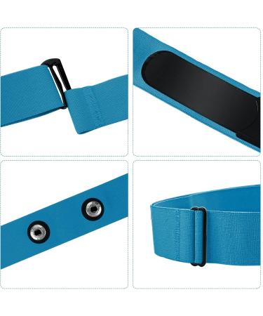 ONLYESH BRISDGURT Adjustable Elastic Replacement Belt with Heart Rate Meter | Compatible with Polar Garmin Wahoo | Sport & Running Gear Blue - Buy Online on GoSupps.com