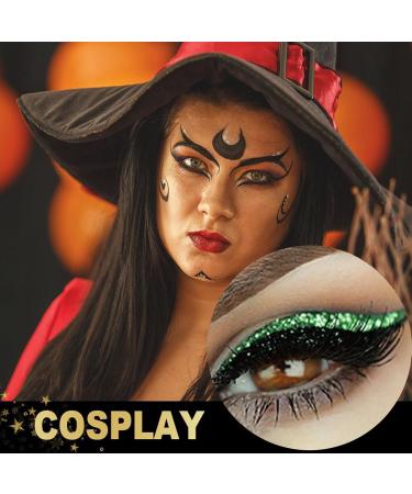 Xijobido Fake Eyelashes4 Pairs Reusable Eyeliner Eyelash Strips Reusable Make Up Glue for Daily Use Party Travel Vegetable - Buy Online on GoSupps.com