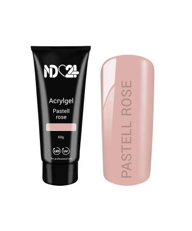 ND24 NailDesign Acrylic Gel Tube - Pastel Rose - 60g 60g rose