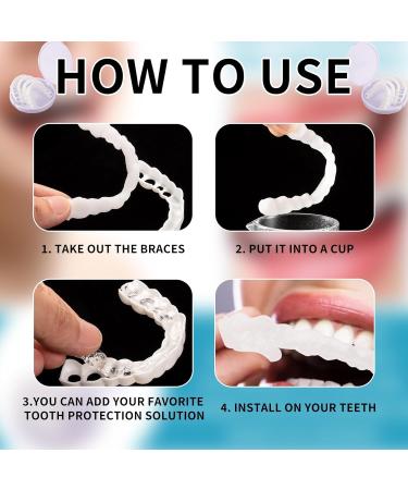 Buy 2 Pcs Cosmetic Veneers - Instant Artificial Teeth for Men & Women | Confidence-Boosting Smile Solutions - Buy Online on GoSupps.com