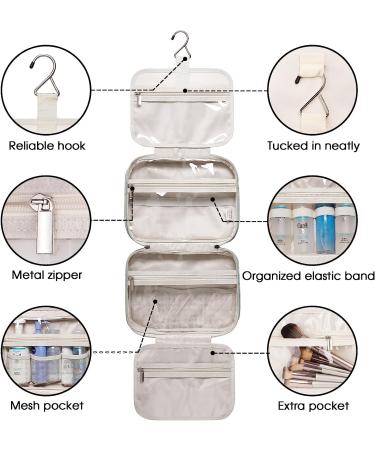 Narwey Hanging Toiletry Bag for Women - Travel Makeup Organizer - Mint Green Medium Size - Buy Online on GoSupps.com