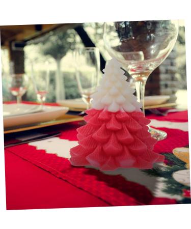 Buy FRCOLOR Christmas Tree Candles - Mini Decor Aroma Soy Wax Red - Perfect Holiday Fireplace Decoration - Buy Online on GoSupps.com