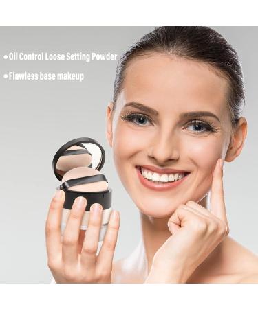 Boobeen Oil Control Loose Powder - Lightweight & Long Lasting Makeup Setting Foundation Powder - Matte Tint C01 - Buy Online on GoSupps.com