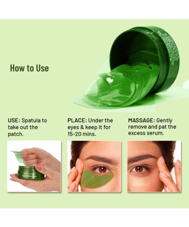 Swiss Beauty Hydra Anti-Wrinkle Eye Serum Patches - Dark Circles Treatment Fine Lines & Wrinkles Relief - Collagen & Aloe Vera Enriched - 60 Pcs - Buy Online on GoSupps.com