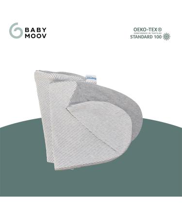 Doomoo Buddy Pregnancy and Nursing Pillow Cover - Ultra Soft Organic Oeko-tex and Stretchy Fabric Classic Grey - Buy Online on GoSupps.com