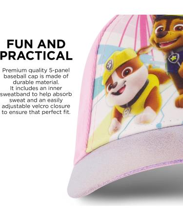 Nickelodeon Paw Patrol Pink Toddler Baseball Cap | Adjustable Hat for Girls 2-4T - Buy Online on GoSupps.com
