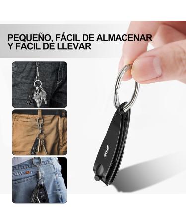 Xnourney Nail Clippers Set Premium Stainless Steel Nail and Toenail Cutters Set Nail Cutter Sets with Sharp Nail File(Black) - Buy Online on GoSupps.com
