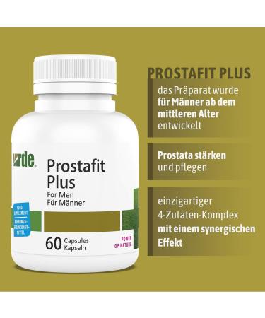 Virte Prostafit Plus: Premium Palmetto Muira Puama Ginseng & Ginkgo Biloba Extract for Men's Health - Boost Vitality & Well-Being - Buy Online on GoSupps.com