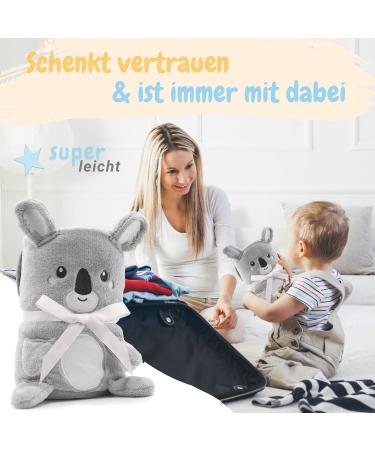 Babykajo 2-in-1 Cuddly Baby Blanket & Toy - Personalized Koala Bear Gift | Perfect for Newborns Boys & Girls - Buy Online on GoSupps.com